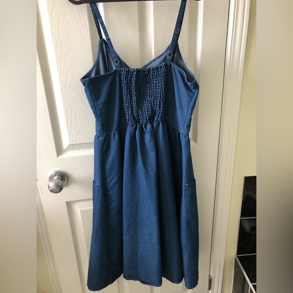 Faux Denim Dress - Picture 4 of 6
